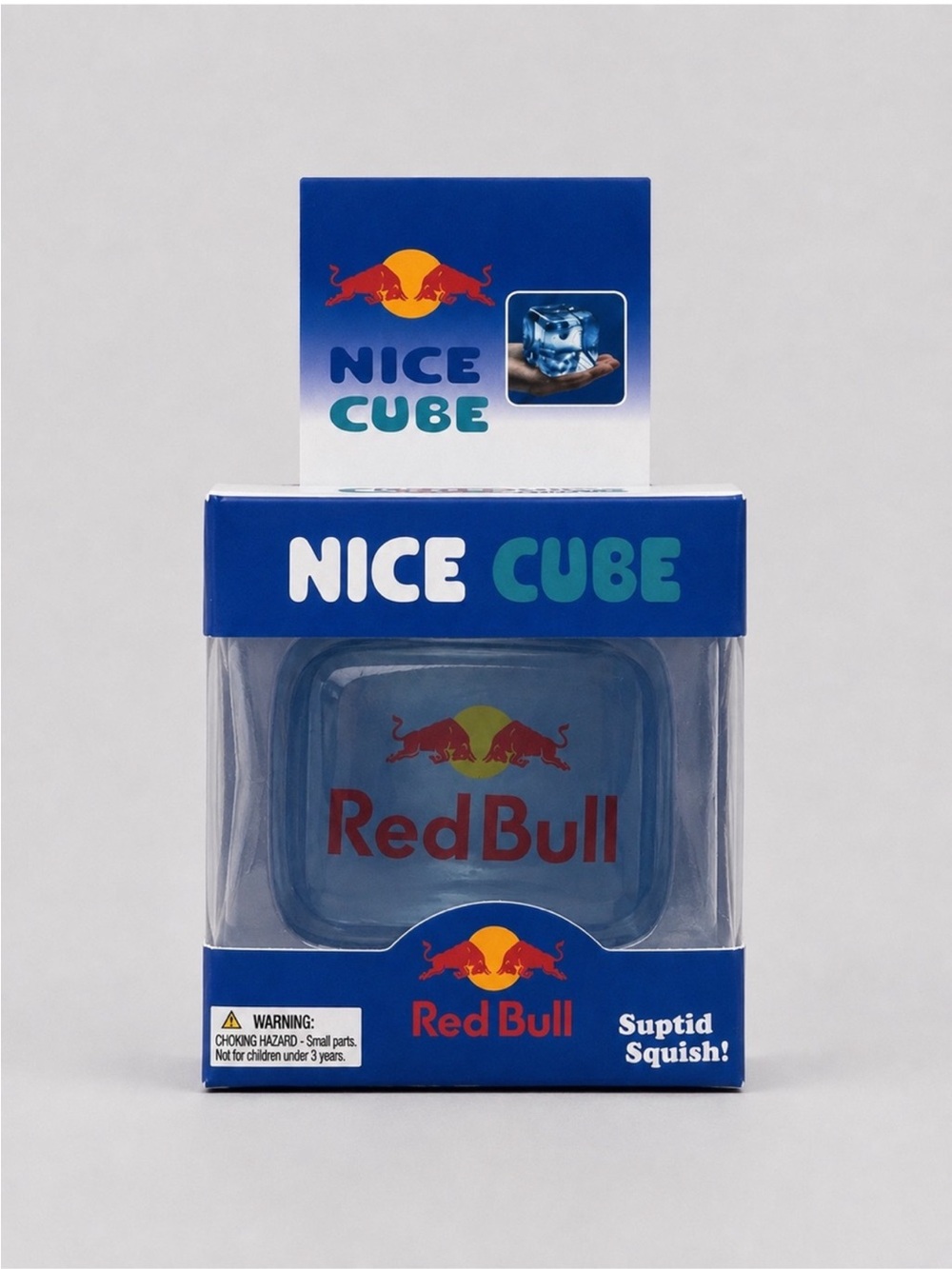 Red Bull Nice Cube Stress Ball Squishy Sensory Fidget Toy Gift Squish New